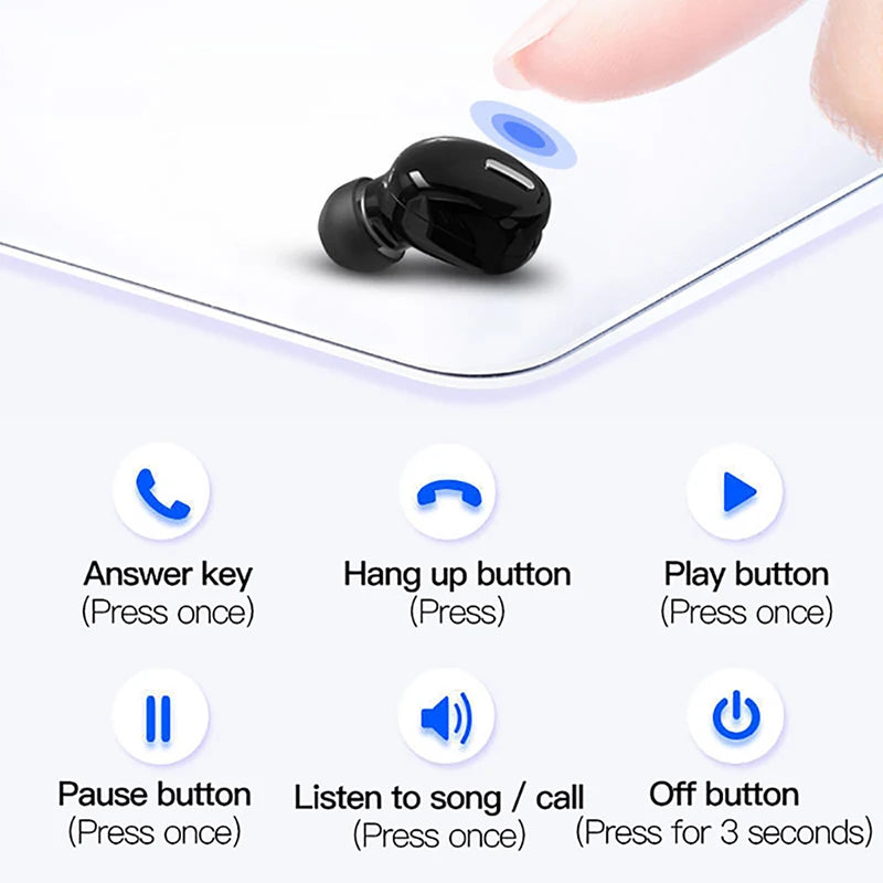 Ultra-Mini Wireless Earbuds – HD Sound።
